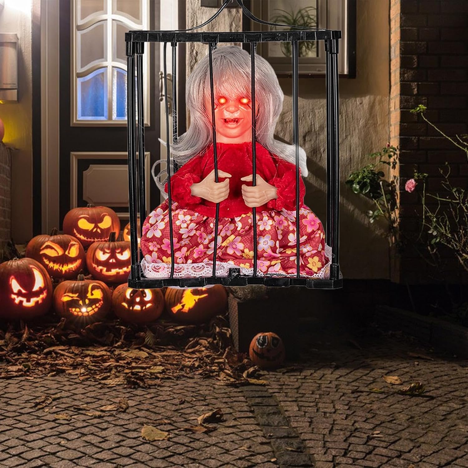 Prisoner Halloween Decorations Motion Sensor Light Sensor