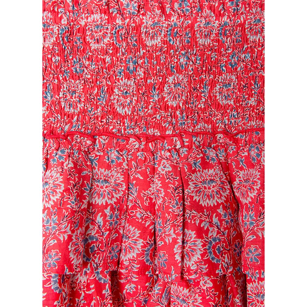 Pepe Jeans Falda Hallie para niña, Color Rojo (Rojo Real), Talla 12