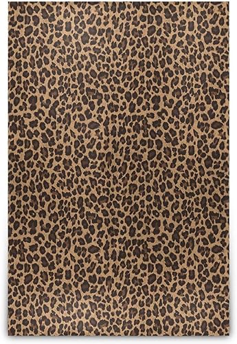 Leopard Printed Cozy Bed Blanket for Adults Kids, Microfiber Fall Blanket for Sofa Camping Home Decor, 60"x90" Plush Travel Blankets
