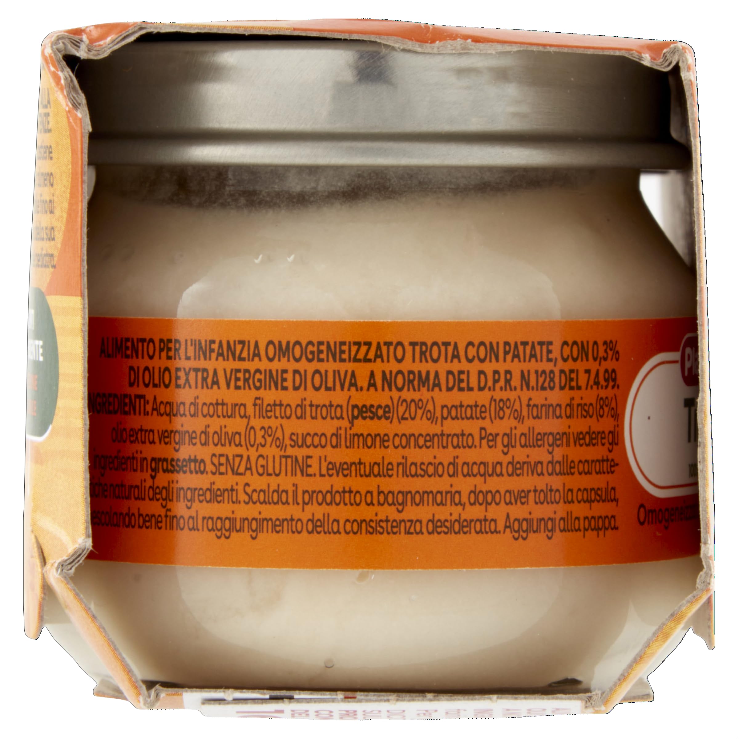 Plasmon Omogeneizzato Trota 2x80g (12 Confezioni)