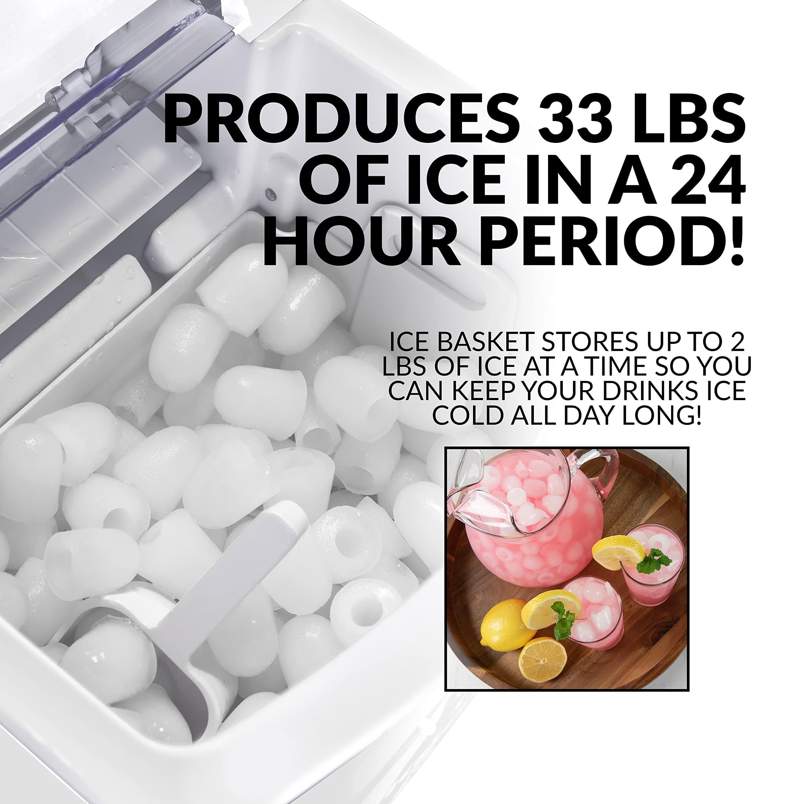 Igloo 33Pound Automatic Portable Countertop Ice Maker
