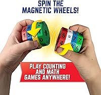 Vista 17 de Geospace Juego educativo de lectura Spin para niños: un juego de ortografía magnético de mano con bolsa de almacenamiento (letras mayúsculas)