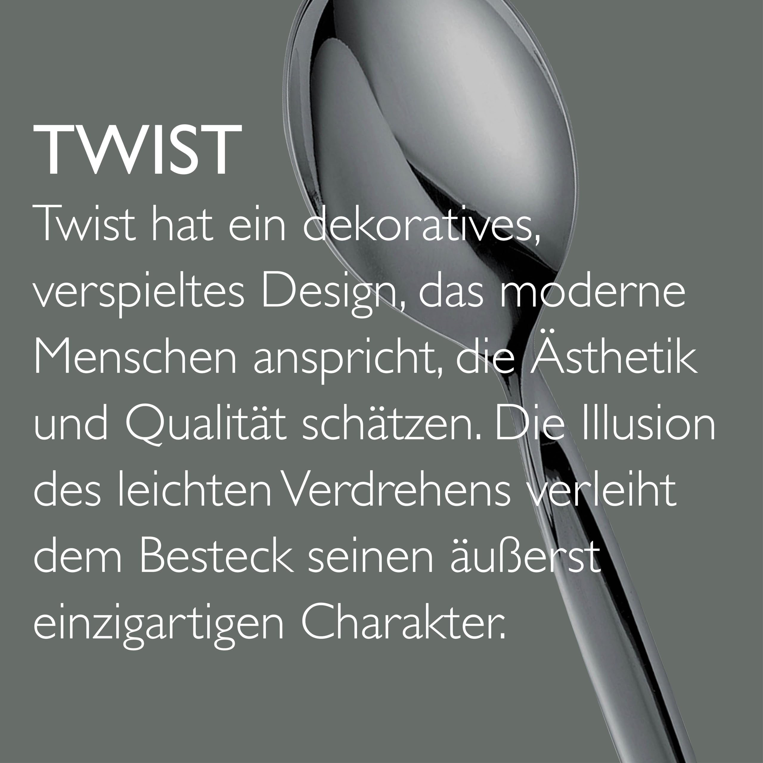 Gense Twist Fourchette à gâteau 16 cm 6 pcs Acier poli