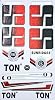 AYN Cricket Bat Sticker 4D Digital Embossed English Willow Fiber Tape Sports Accessories Protection, Gladitor Ravindra Jadeja