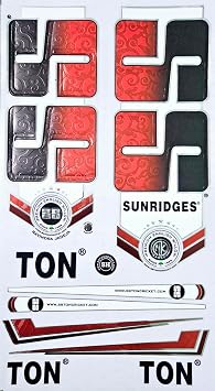 AYN Cricket Bat Sticker 4D Digital Embossed English Willow Fiber Tape Sports Accessories Protection, Gladitor Ravindra Jadeja