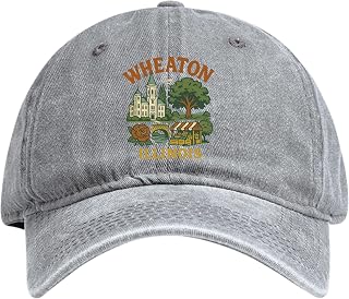 R and R Imports Wheaton Illinois Keepsake Souvenir Dad Hat – Unisex Soft Baseball Cap