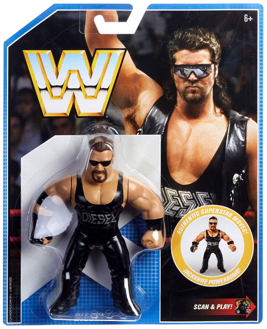 WWE Diesel Retro Series 10 Wrestling Action Figure Toy