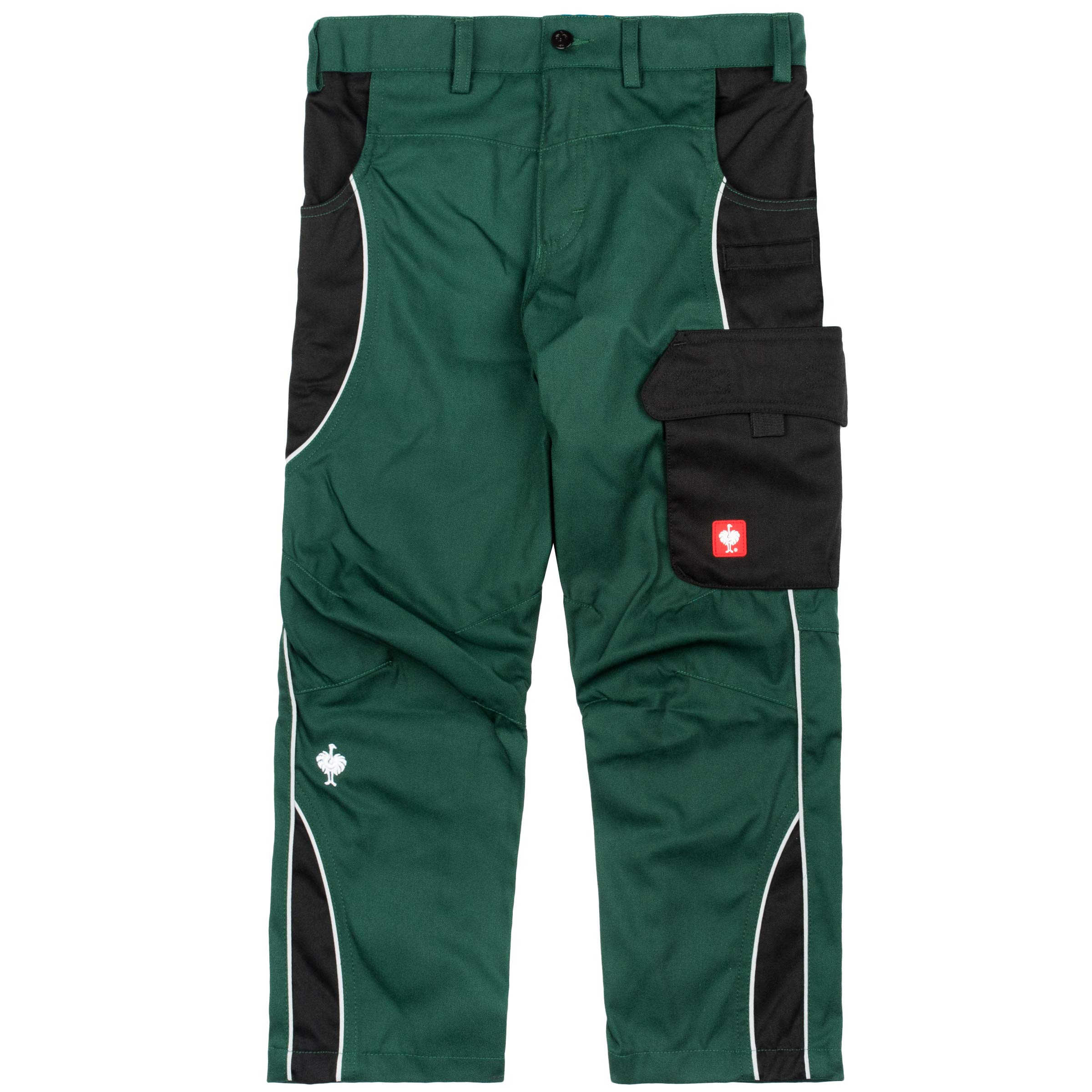 Engelbert Strauss E.S. Kinder Bundhose Hose e.s. Active (grün/schwarz, 98/104)