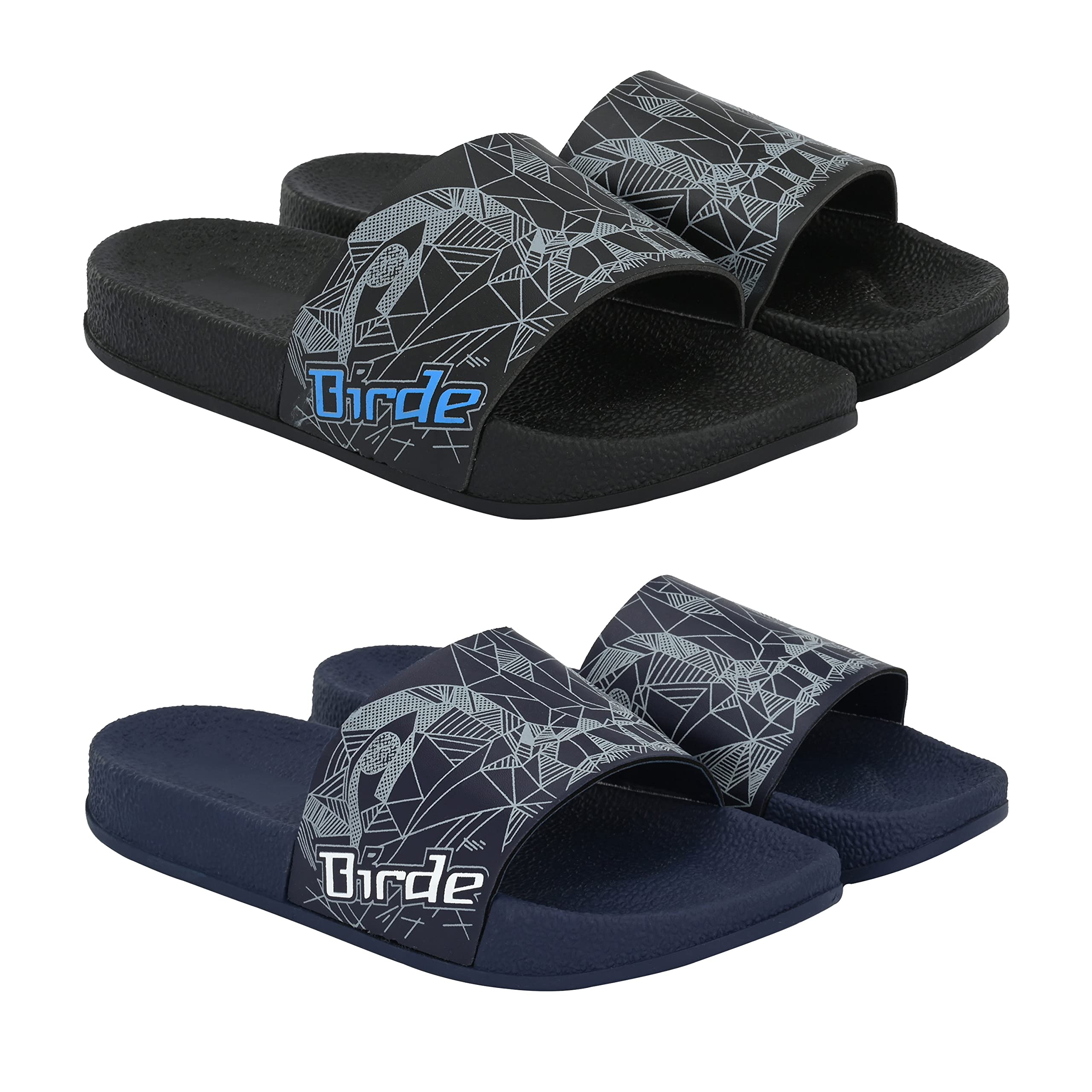 Birde Slippers and Flip Flops for Men BRD-735-BRD-737_6 (Combo Pack of 2) Blue (B0B57DXZQQ) Amazon Price History, Amazon Price Tracker