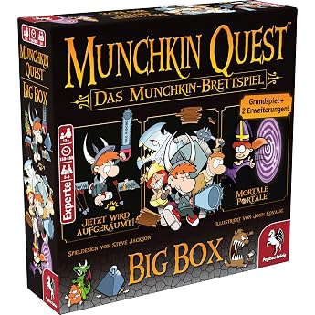Pegasus Spiele 51953G - Munchkin Quest Big Box Board Game