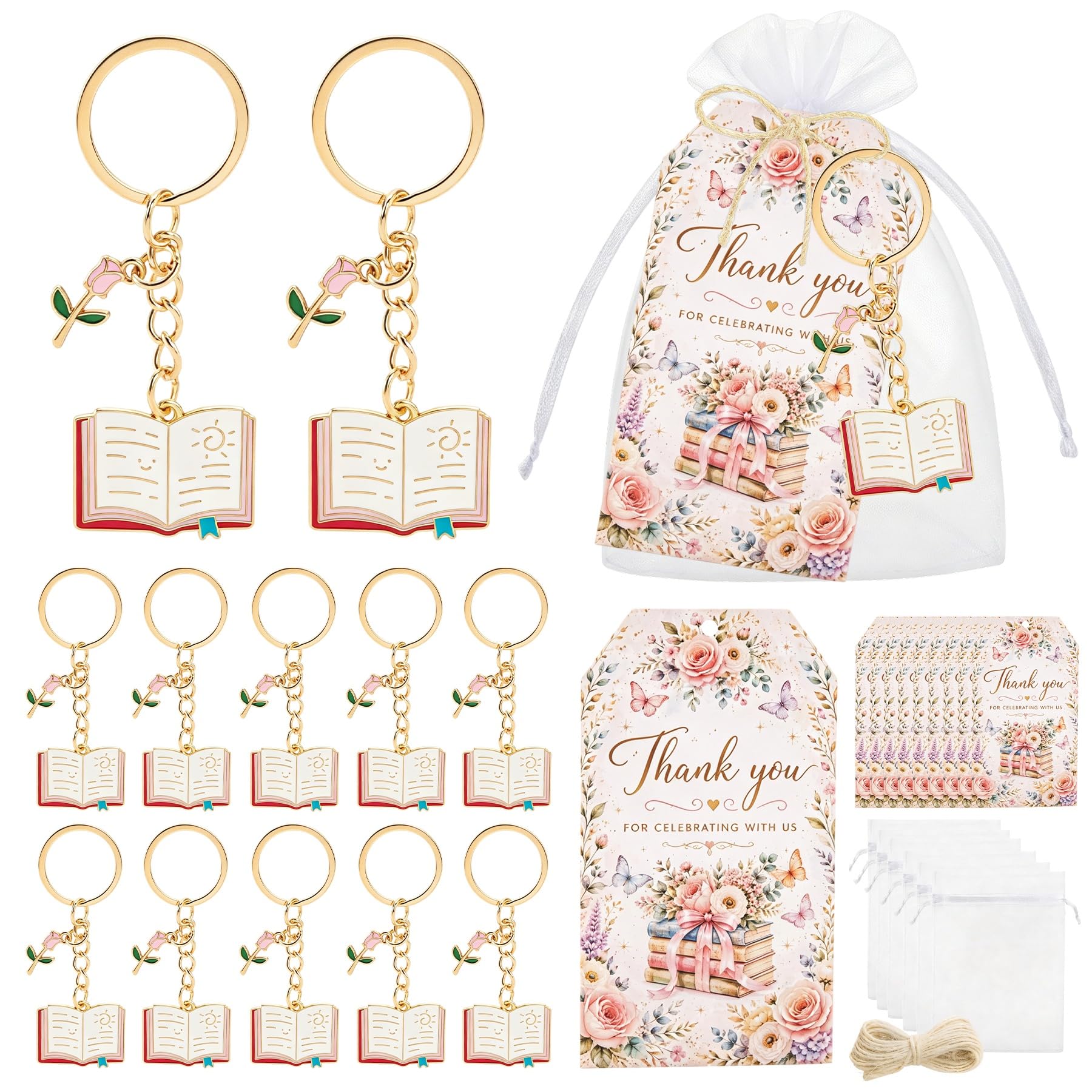 12 Set Her Next Chapter Bridal Shower Decor Party Favors, Book Theme New Chapter