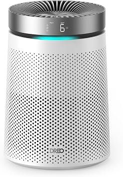 Dreo HEPA Hava DREO Macro 606 Akıllı Hava Temizleyici – HEPA Filtre, 25dB Ultra Sessiz Çalışma, LED Ekran