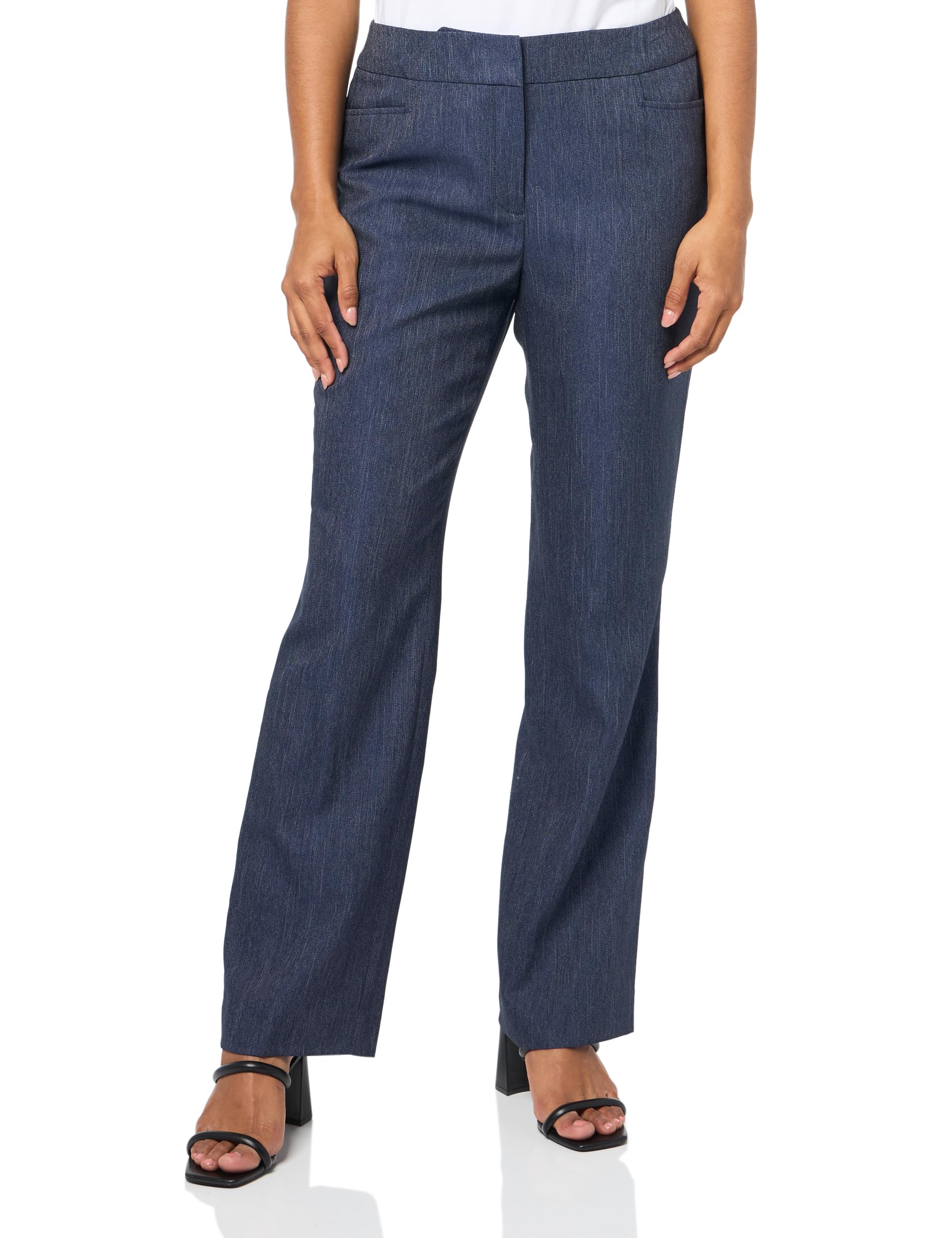 Kasper Womens Fly Front L-Pocket Trouser Unlined