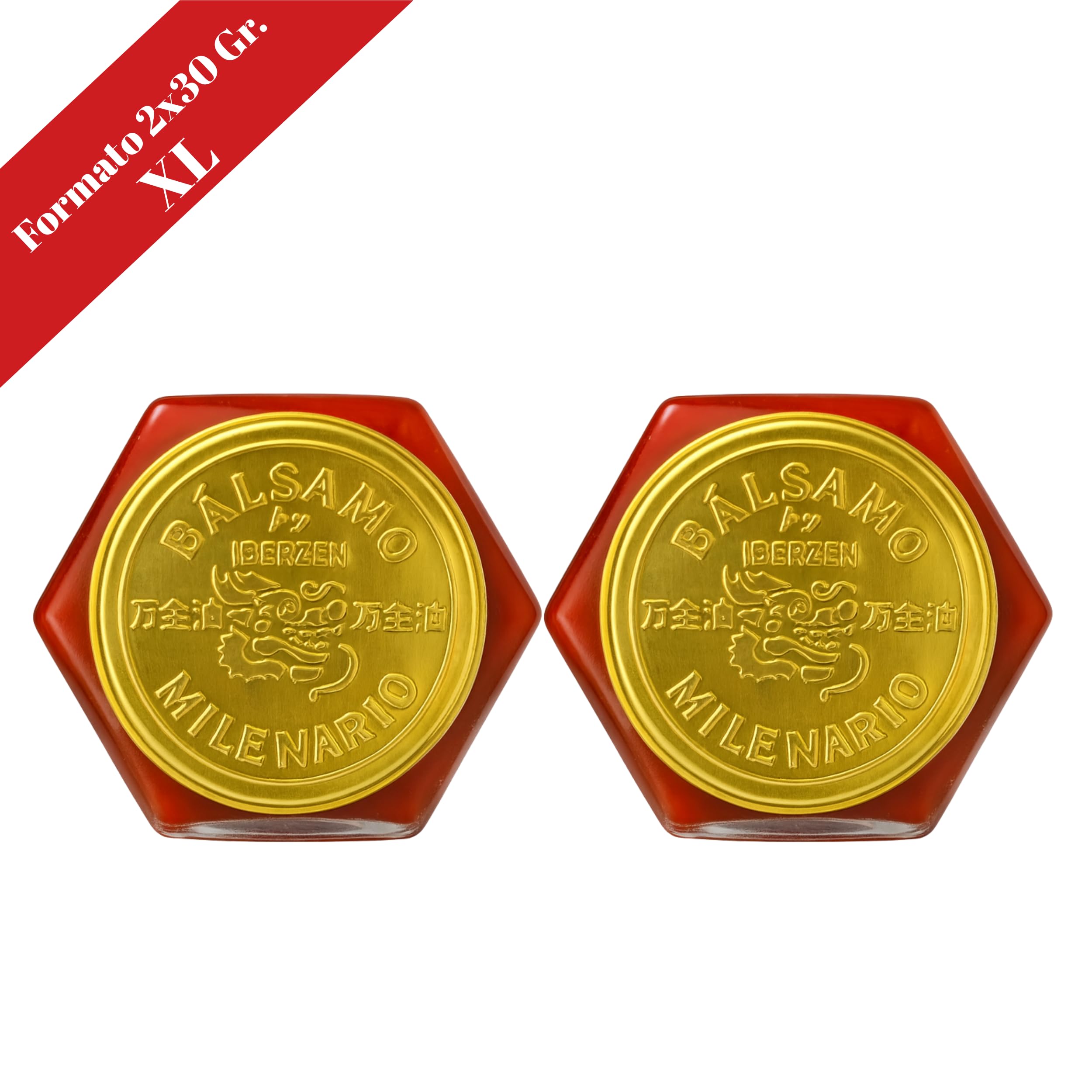Pack Ahorro 2 Unidades Bálsamo Milenario 60 gr Extra Fuerte .| Efecto Calor para Masajes | Efecto Antiinflamatorio Natural | Alivio Piernas Cansada Contracturas, Muscular | Crema del Tigre Roja |