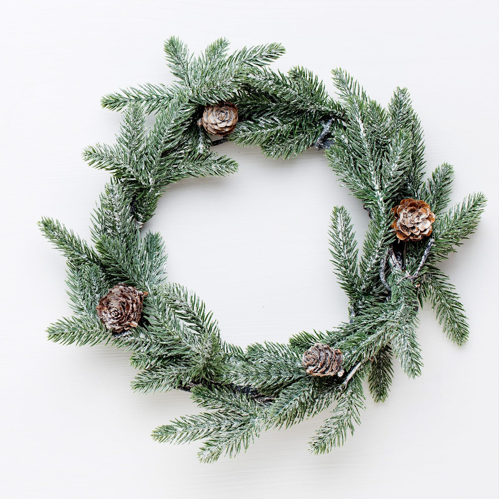 Branche Artificielle De SAPIN Et Pomme De Pin 63 Cm - Feuillages Artificiels - Reflets Nature