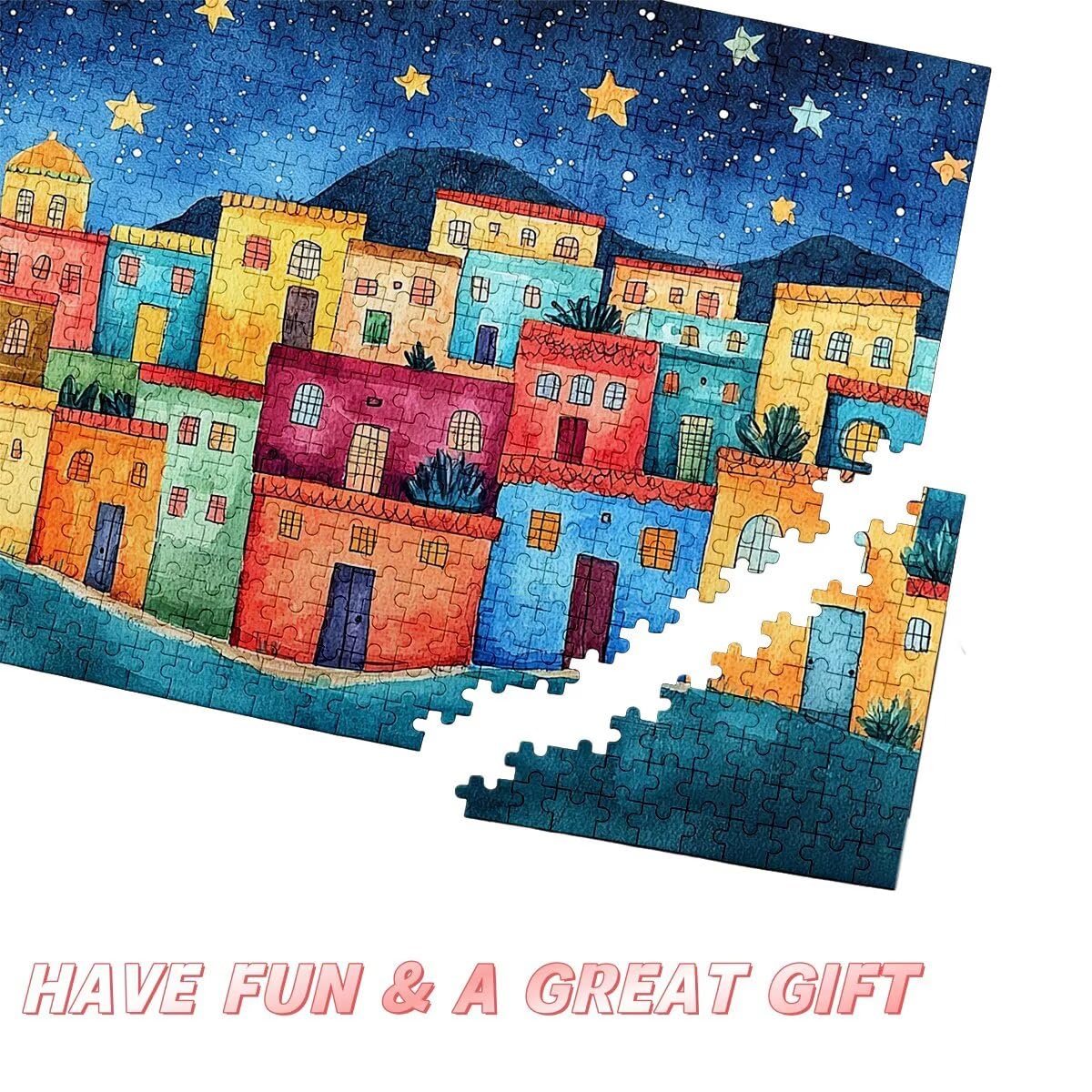 Puzzle 5000 Pezzi Notte stellata, Puzzle Retrò per Adulti, Puzzles in Legno Intrattenimento Creativo, Divertimento, Puzzles Educativi Classici con Confezione di Alta Qualità Idea Regalo Donna -2816