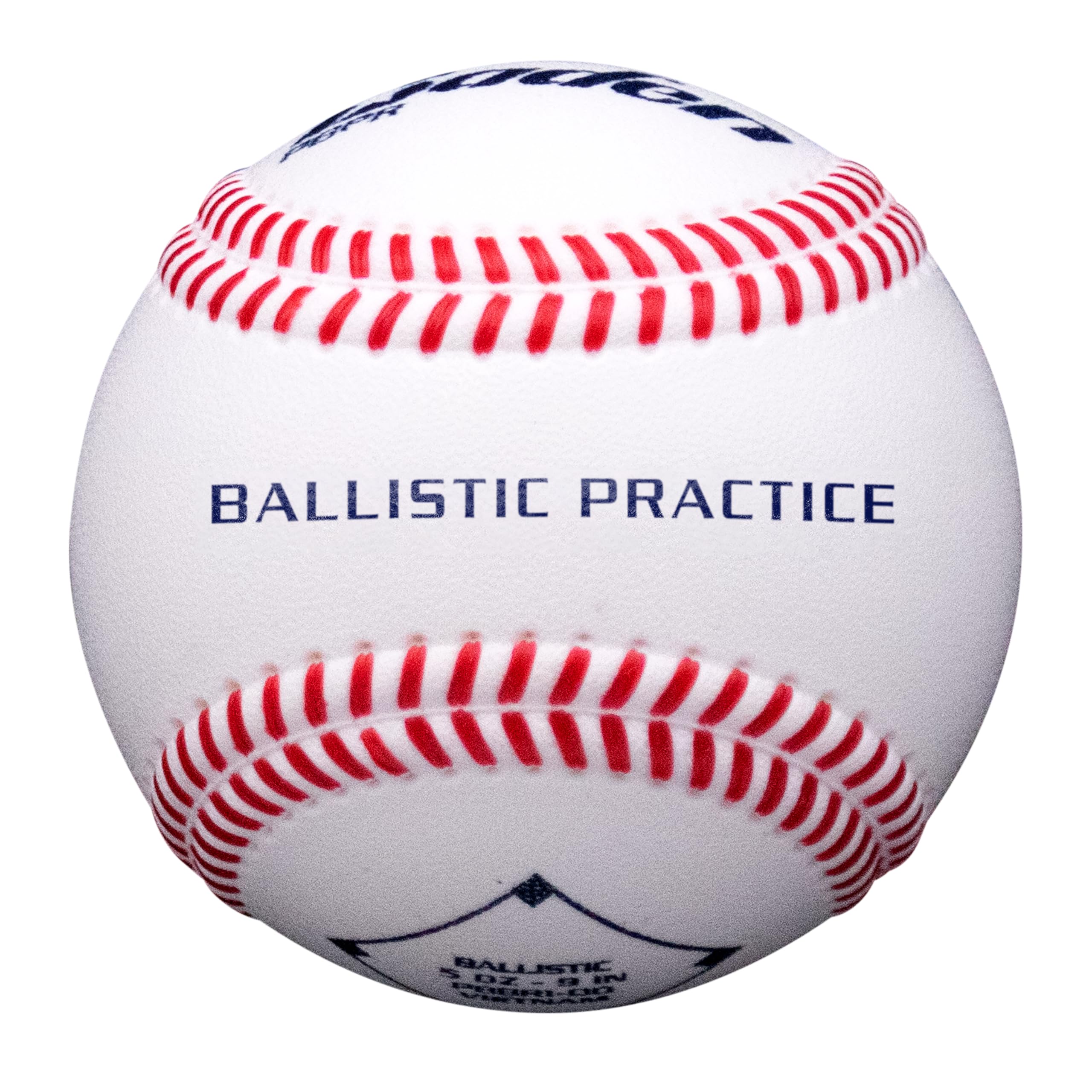 Baden | Ballistic Machine Pitch & Batting Practice 1-Piece Water Proof Training Baseballs | One Dozen