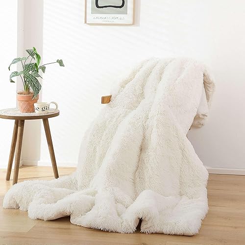 Miniatura 3 de Smoofy Juego de edredón de felpa de pelo sintético, ropa de cama individual de felpa mullida y esponjosa, bonito juego de ropa de cama suave de