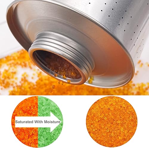 Miniatura 2 de Paquete de 4 deshumidificadores de 31.75 oz para el hogar, deshumidificador recargable seguro para pistolas, accesorios seguros para armas de 2