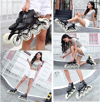Professional Inline Speed Skating Shoes For Adults, Fitness Skating Roller Skates, High Performance Racing Skates For Beginners And Teens, Unisex