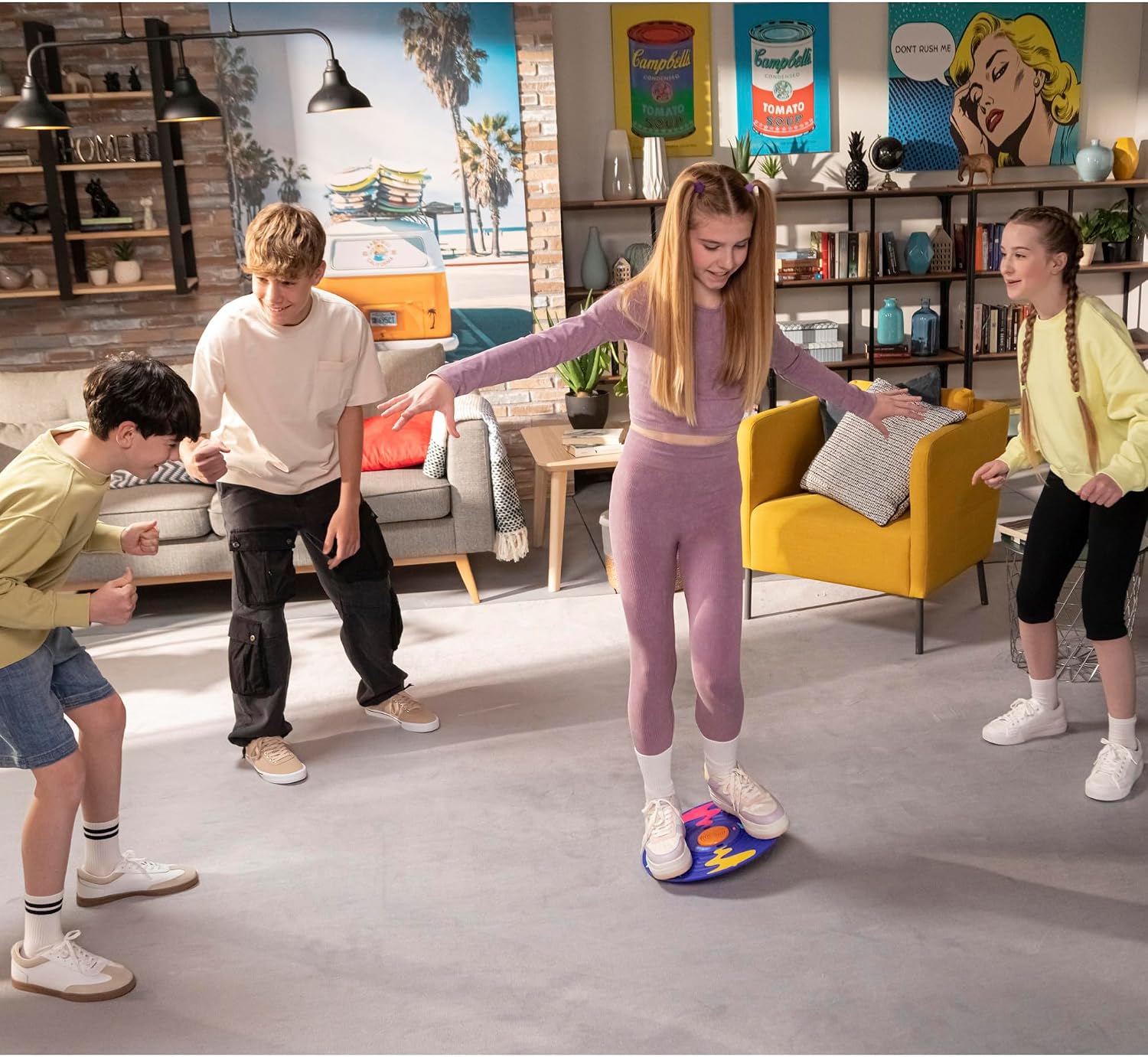 Stay Active Level Out Balance Board Game - Electronic Balance Board with Sound Effects - 3 Modes of Play for All the Family - Ages 6+
