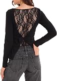 XIMVAY Long Sleeve Shirts Black in Black