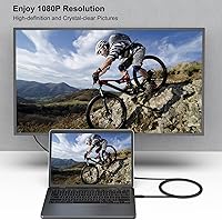 Vista 2 de BENFEI Cable USB C a VGA de 3 pies, cable USB tipo C a VGA compatible con Thunderbolt 34 con iPhone 15 ProMax, MacBook ProAir 2023, iPad Pro, iMac