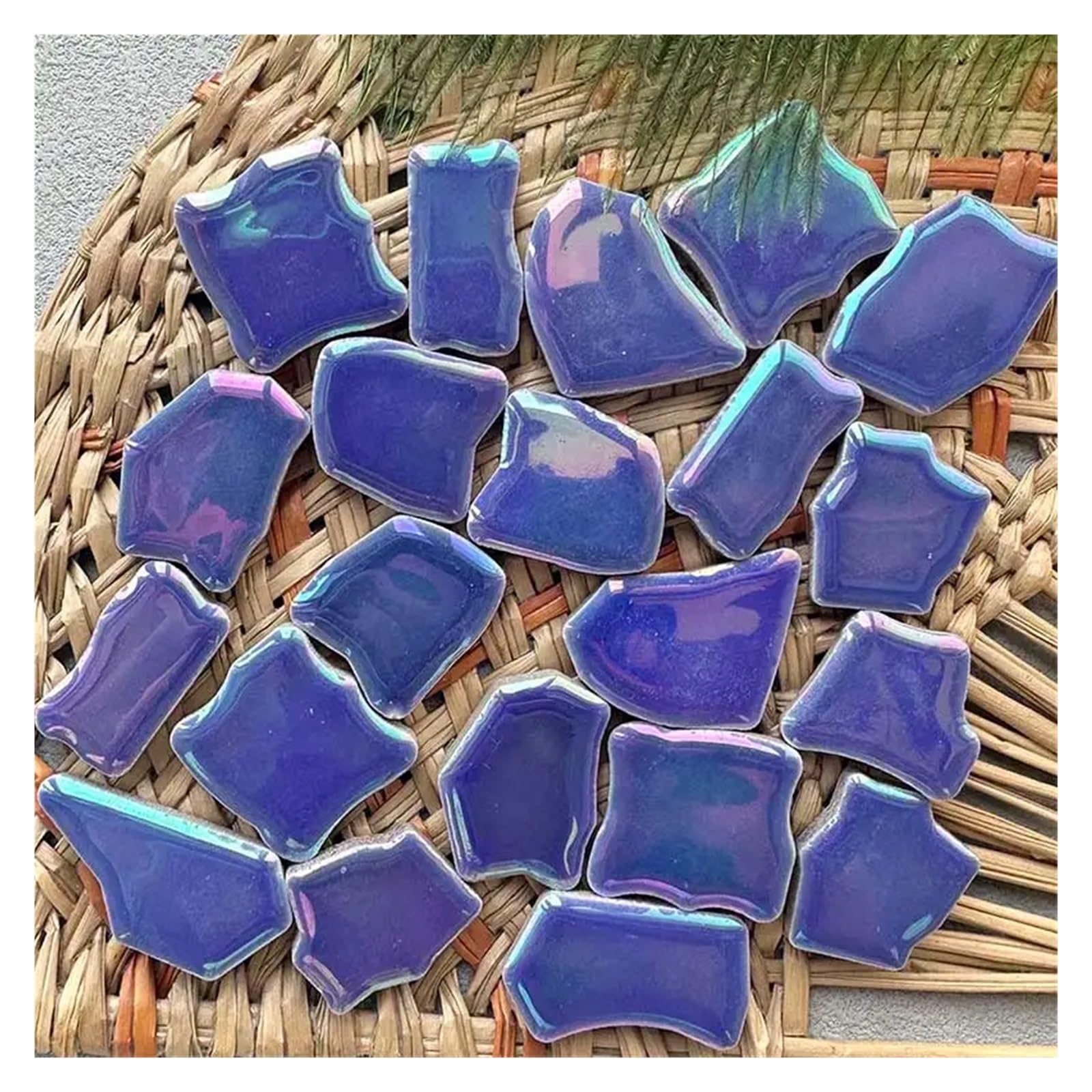 Sppeoukj Color4 100G Irregular Ceramic Mosaic Tiles Multi Color Piece Diy Making Stones For Craft Hobby Arts Home(Color4)