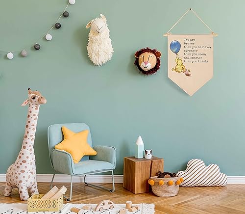 Miniatura 10 de Bandera de pared con texto en inglés "If You Live to Be a Hundred-Christmas Birthday Bunting", regalo para baby shower, decoración de pared, regalo