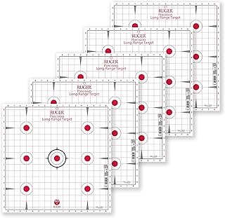 Allen Company RugerÂ® Paper Shooting Targets, 7-Spot Precision Sight-in Grid, 17