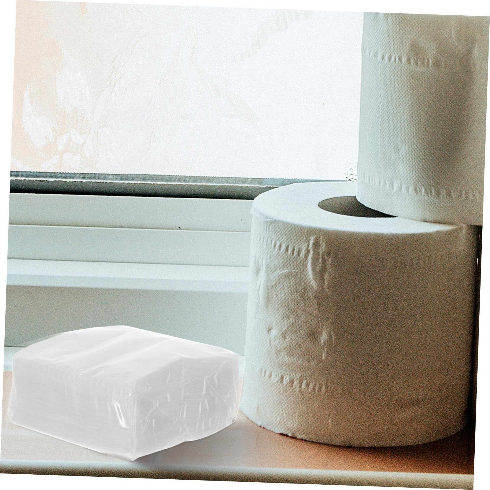 Pañuelos de Papel Gruesos 50 Unidades de Pulpa Papel Blanco | Suaves al Tacto, Plegables Uso Versátil, para Bodas y Reuniones, Formato 60 Hojas por Paquete