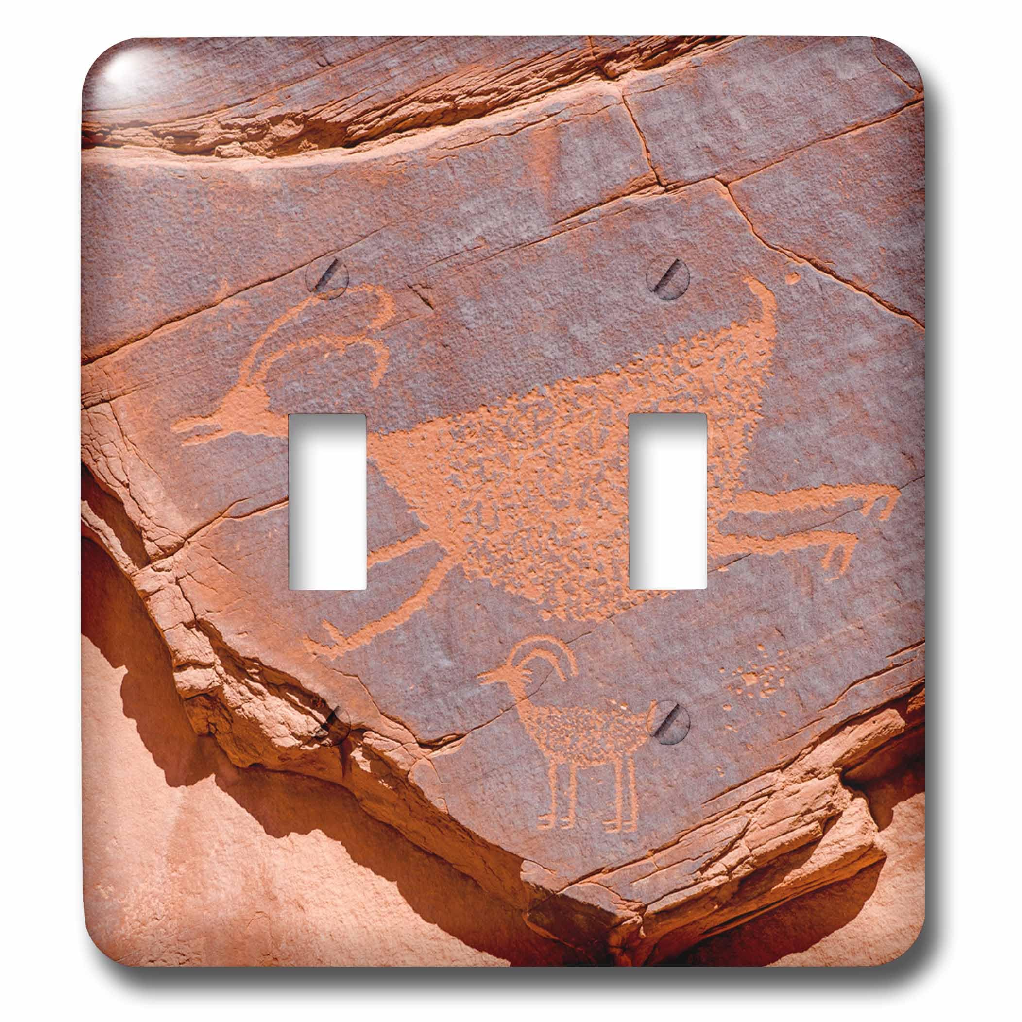 Interrupteur à baïonnette Petroglyphs Monument Valley Utah dcoration murale