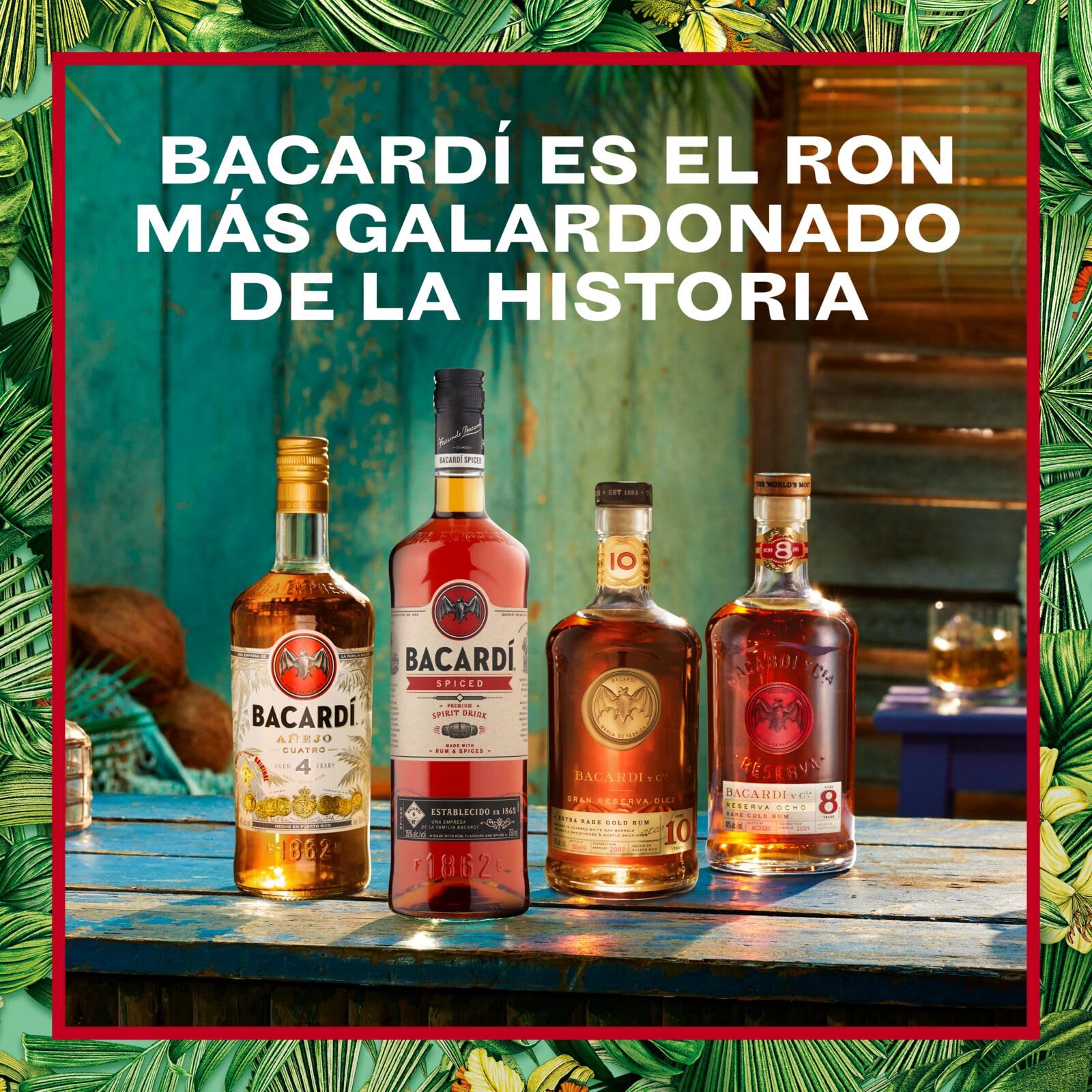 Ron BACARDÍ Spiced 35% 70 cl 700 ml licor envejecido en barrica con aromas naturales y especias