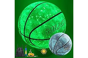 Size 6 Light Up Basketball, Glow in the Dark for Youth