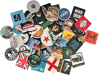 Bierdeckel-Kollektion, 50 verschiedene britische Pub-Untersetzer, Bar-Erinnerungsstücke