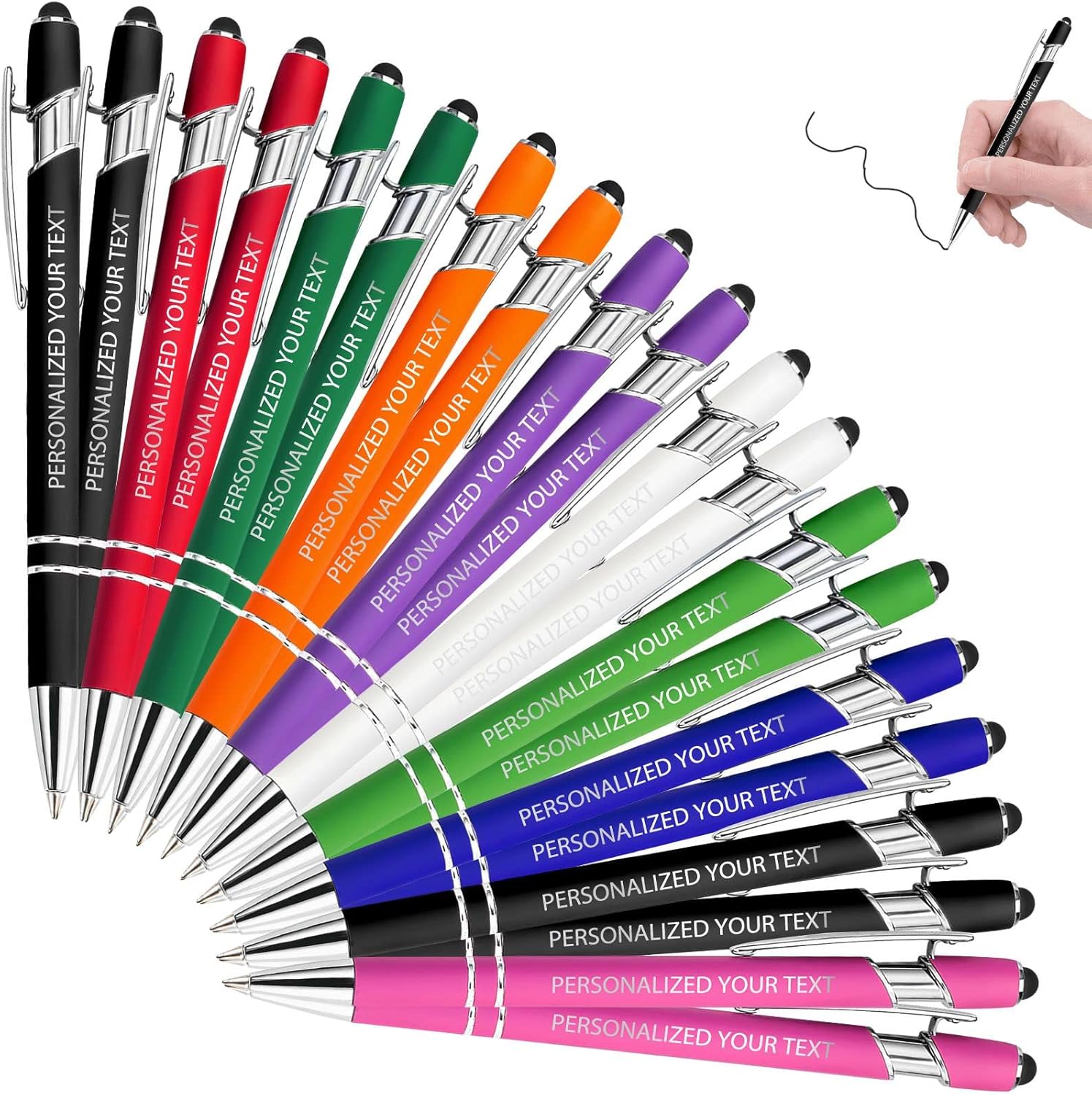 Max 500 Personalized Pens in Bulk Custom Pens with Stylus