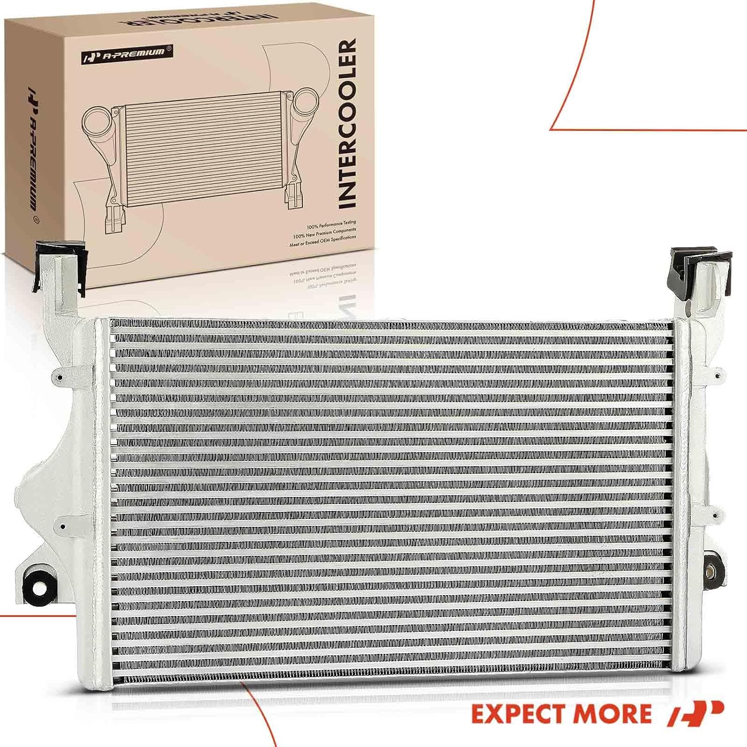 A-Premium Turbo Intercooler Compatible with Ram 2500 2019-2021, 3500 2019-2021, 6.7L, Replaces# 68322664AA