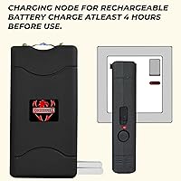 Vista 5 de FIGHTSENSE Mini pistola paralizante de 35 mil millones de súper resistente para defensa personal con linterna LED brillante, batería recargable