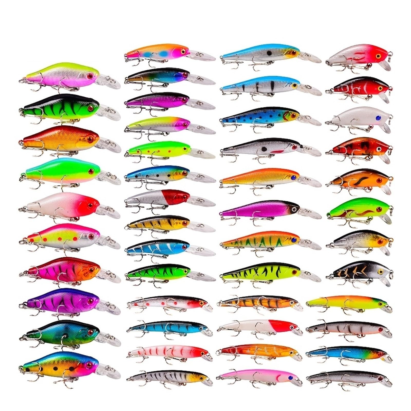 INEOUT Zestaw Przynęt Wędkarskich Wędkarstwo Twarda Przynęta Mini Minnow Pływająca Huśtawka Crankbait Szalone Woblery Sztuczna Bioniczna Korba Przynęty