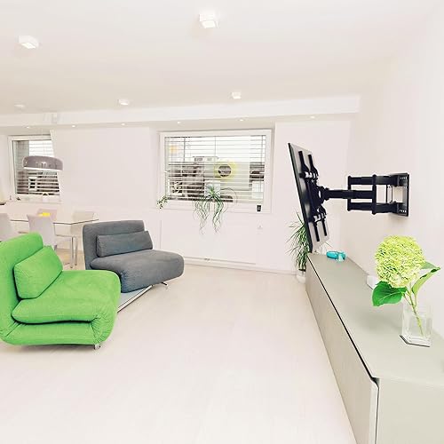 Miniatura 9 de Kanto Full movimiento Mount TVS FMX3 Negro