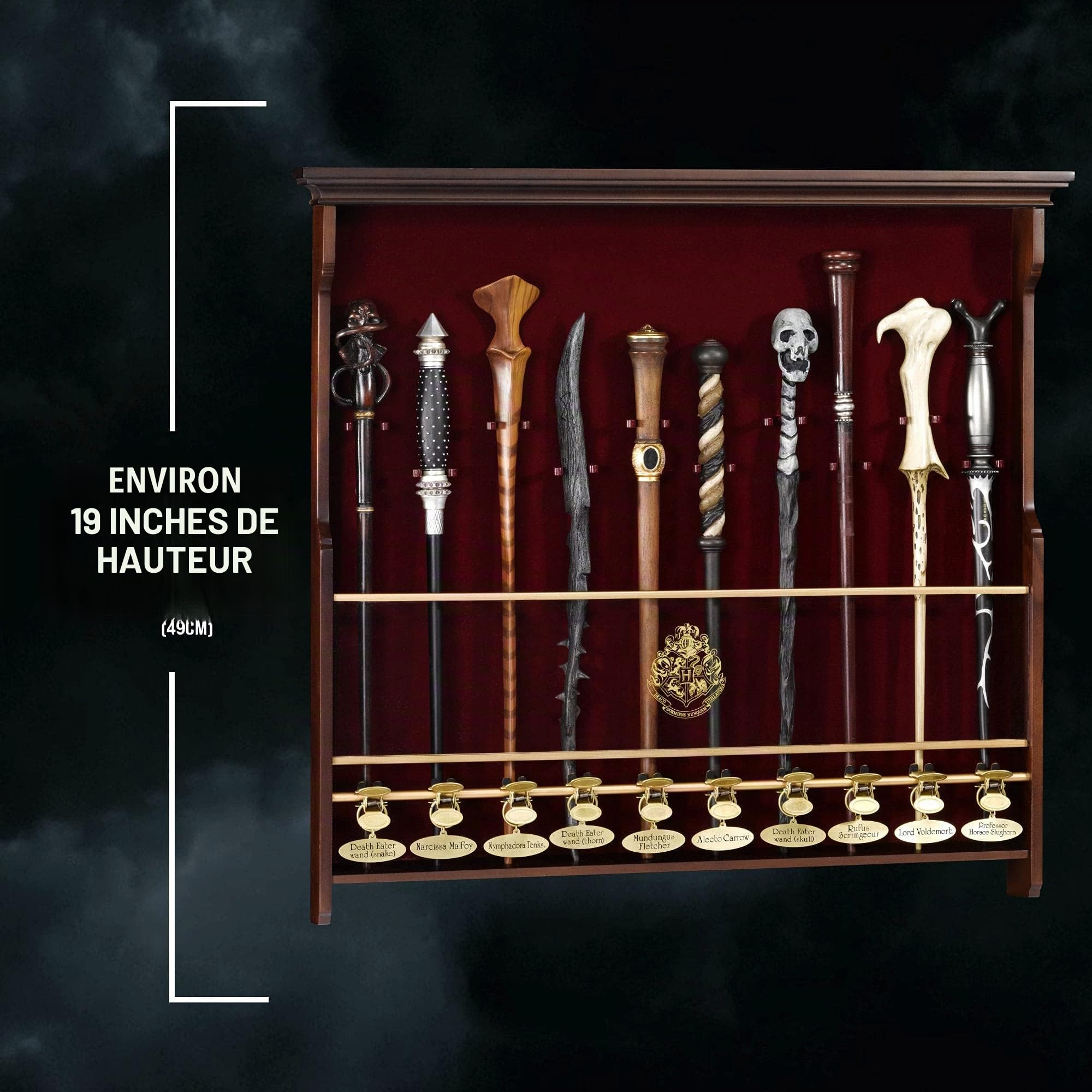 Harry Potter 10 Wand Display - The Noble Collection