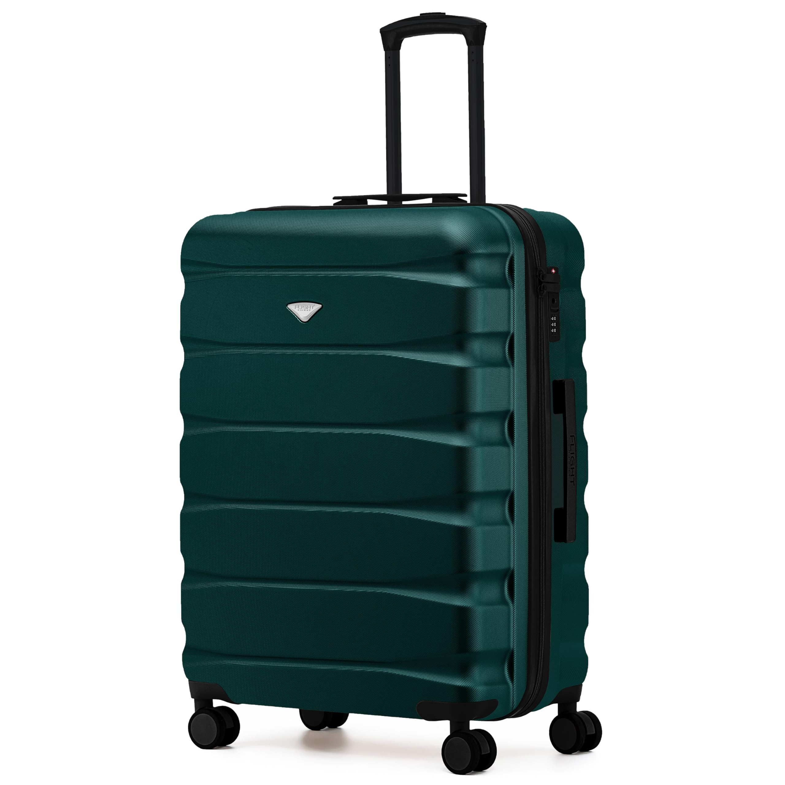 Flight Knight Underseat Cabin Suitcase 45x36x20cm | Free Hand Luggage for EasyJet & Wizz Air | Lightweight ABS Hard Shell with 8 Silent-Glide Spinner Wheels | Max Space Travel Bag — view 272