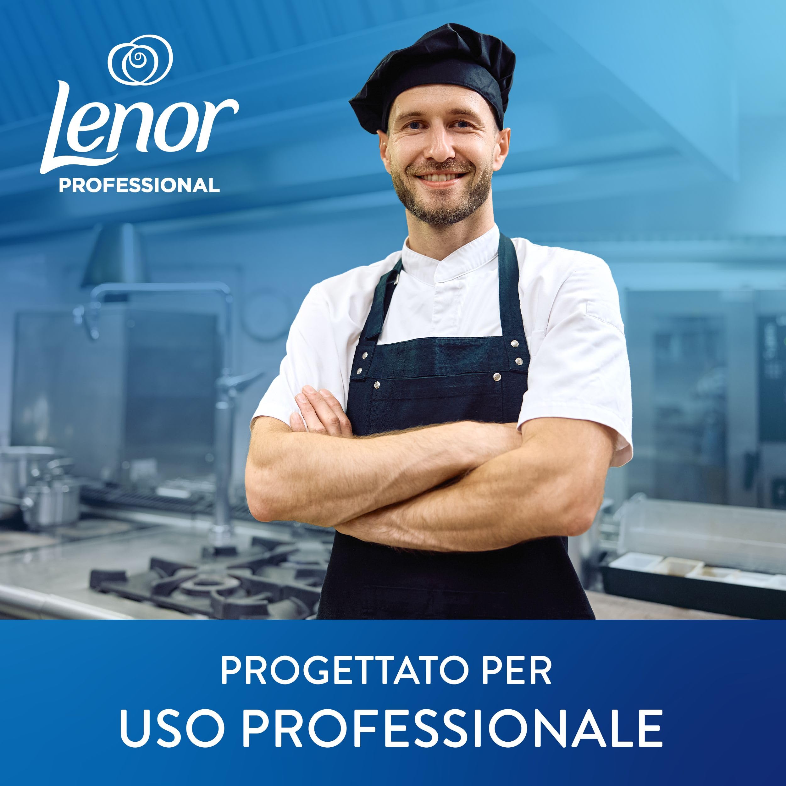Lenor Professional Ammorbidente Concentrato, 600 Lavaggi (200 x 3), 12L (4L x 3), Brezza Estiva, Morbidezza Irresistibile e Freschezza Duratura, Per Bucato Professionale