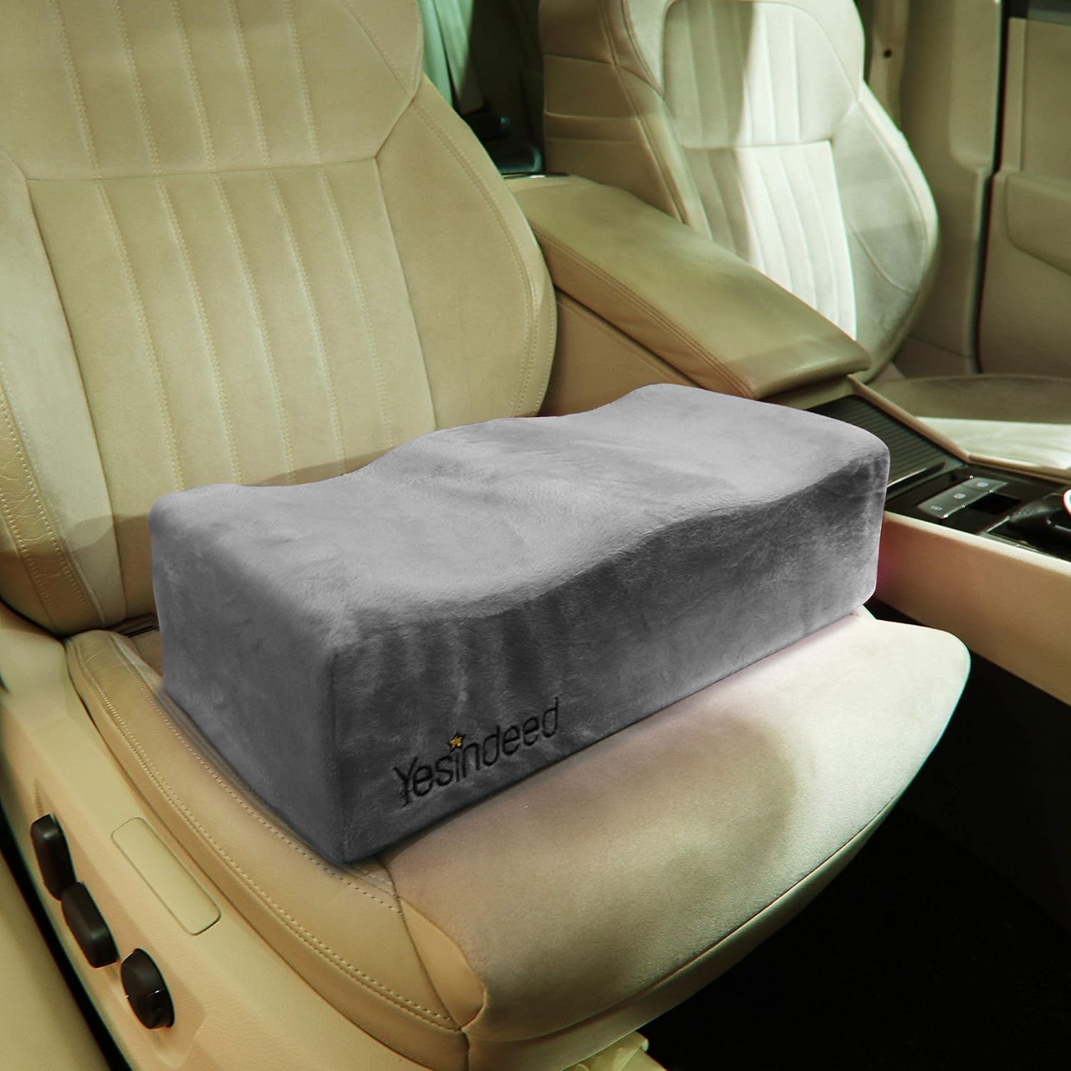Brazilian Butt Lift Pillow – Dr. Approved for Post Surgery Recovery Seat – BBL Foam Pillow + Cover Bag Firm Support Cushion Butt Support Technology - Grey : Health & Household