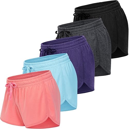 MCPORO Workout Yoga Running Shorts for Women Gym Athletic Activewear