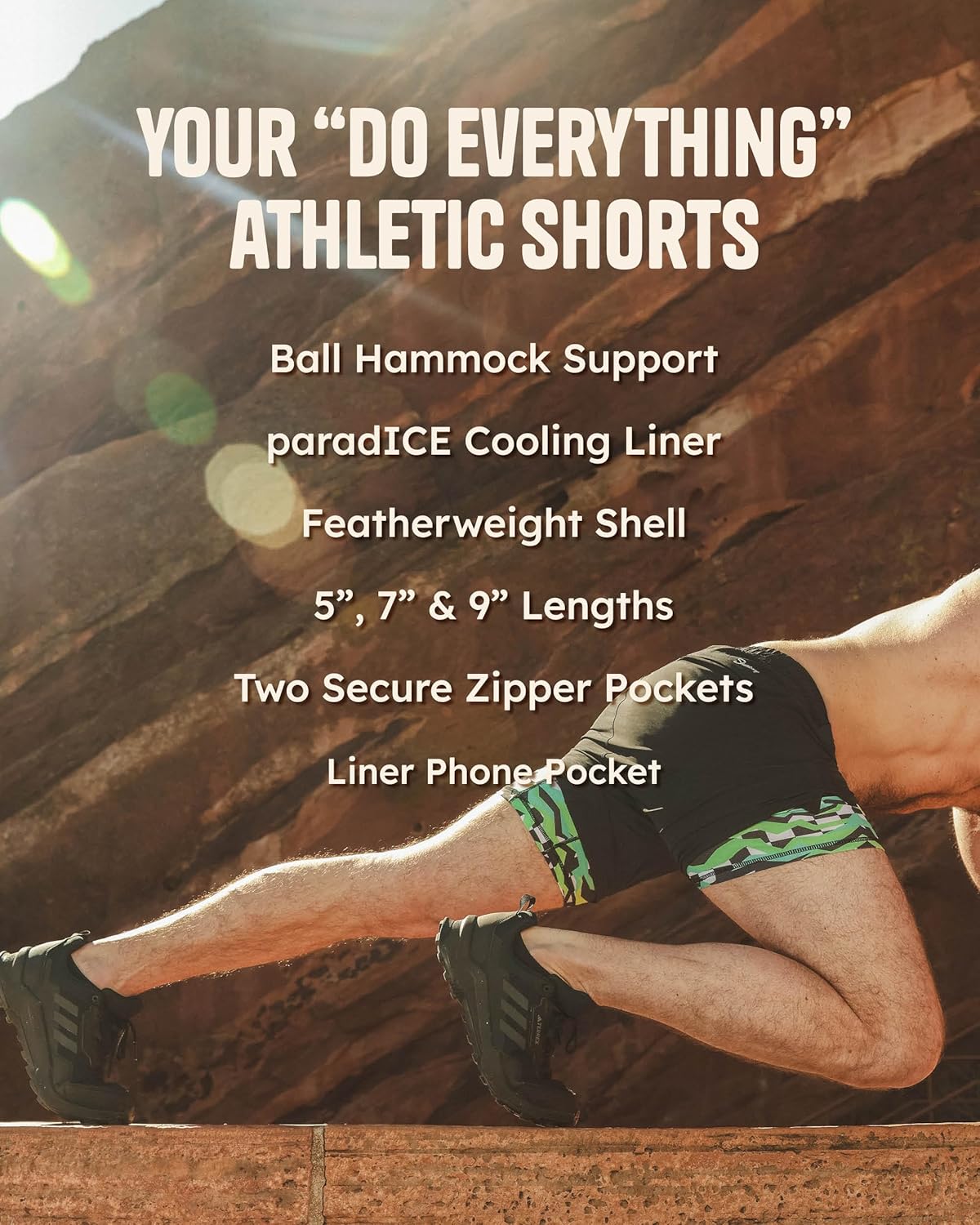 Shinesty Hammock Support Pouch Gym Shorts for Men - Image 4