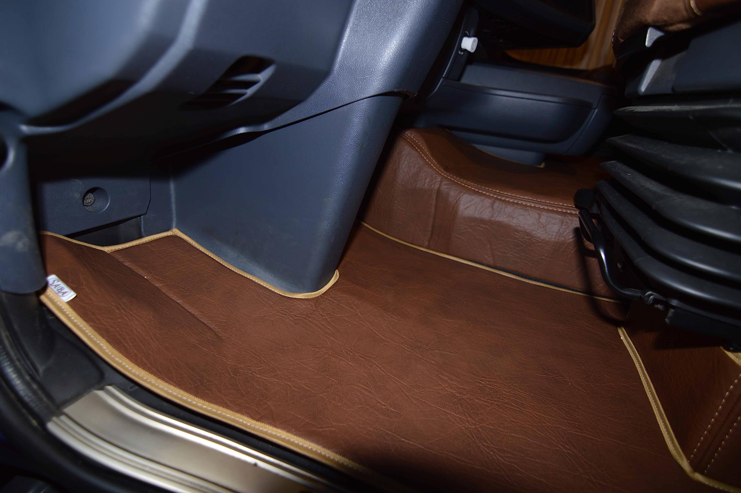 Alfombrillas para Camión Scania Serie R de 2009 a 2013 Marrón Accesorios para Interiores de Camiones - Accesorios de Espuma Comfort - Suelos Antideslizantes