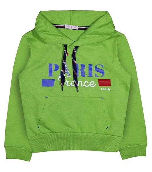 Luke and Lilly Boys Fleece Hooded Printed Sweatshirt_(Pack of 1)