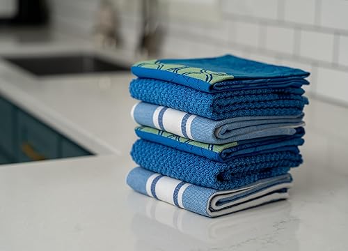 Miniatura 4 de MyPillow Paquete de 6 paños de cocina con flores