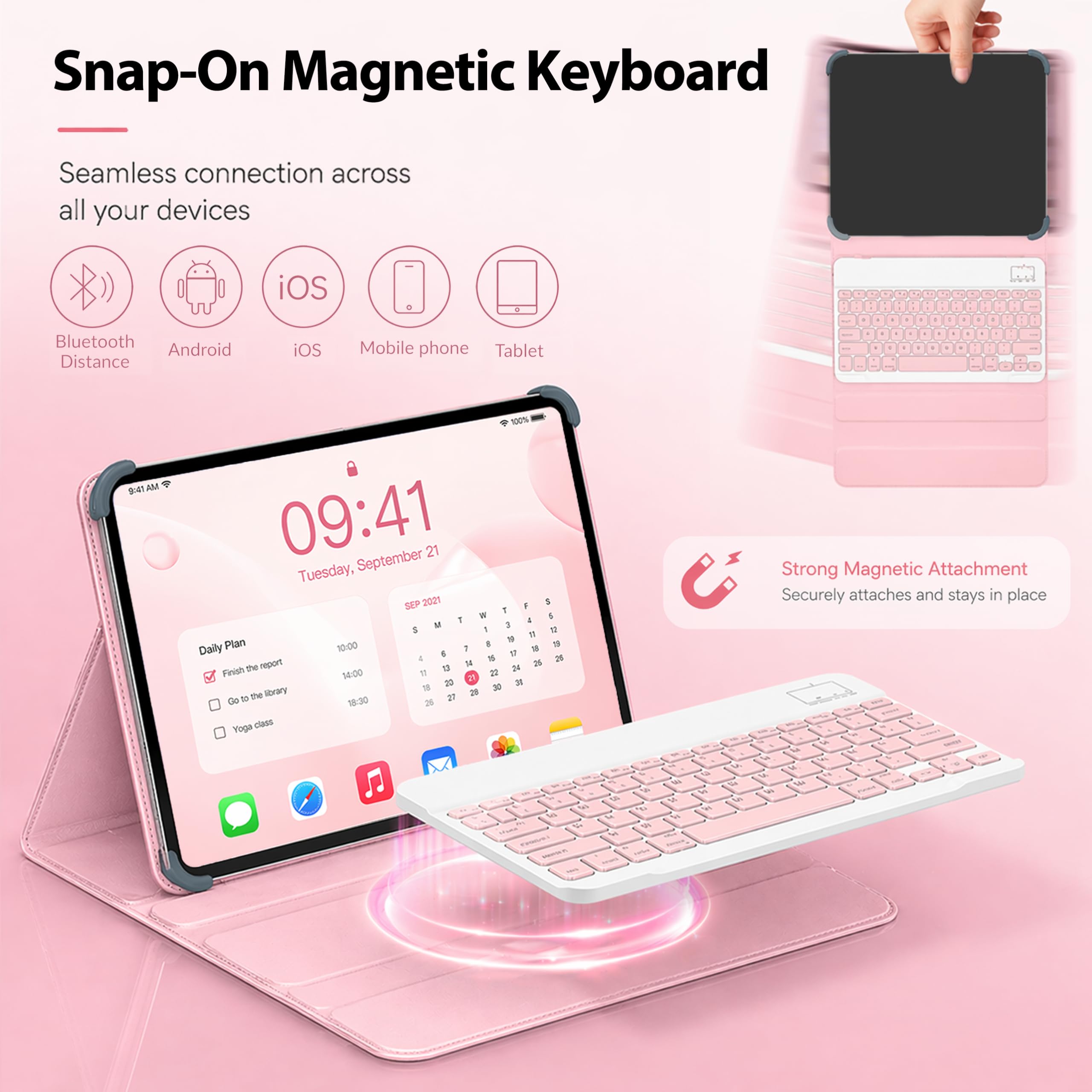 Amazon.co.jp: POPUX Tab A9 Pro+/QunyiCO M10 タブレットケース